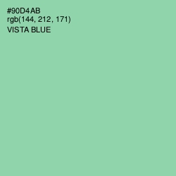 #90D4AB - Vista Blue Color Image