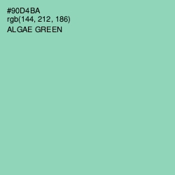 #90D4BA - Algae Green Color Image