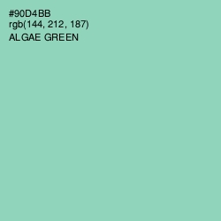 #90D4BB - Algae Green Color Image