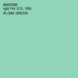 #90D5B9 - Algae Green Color Image