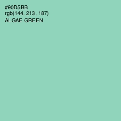 #90D5BB - Algae Green Color Image