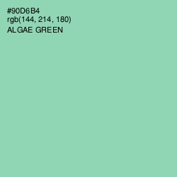 #90D6B4 - Algae Green Color Image