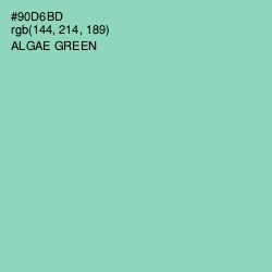 #90D6BD - Algae Green Color Image