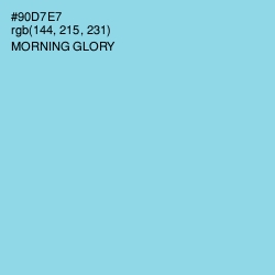 #90D7E7 - Morning Glory Color Image