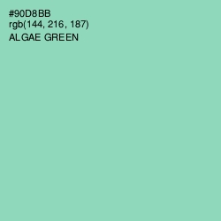 #90D8BB - Algae Green Color Image