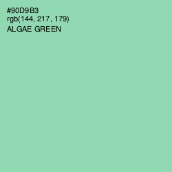 #90D9B3 - Algae Green Color Image