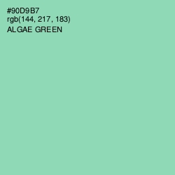 #90D9B7 - Algae Green Color Image