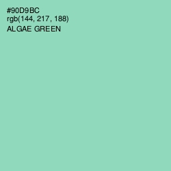 #90D9BC - Algae Green Color Image