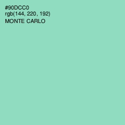 #90DCC0 - Monte Carlo Color Image