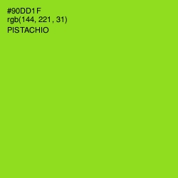 #90DD1F - Pistachio Color Image