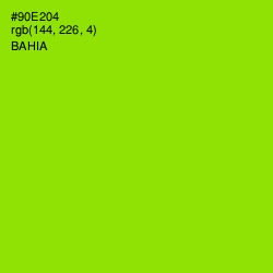 #90E204 - Bahia Color Image