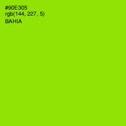 #90E305 - Bahia Color Image