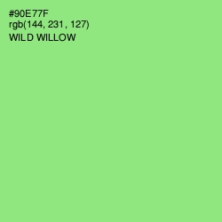 #90E77F - Wild Willow Color Image