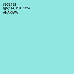 #90E7E1 - Anakiwa Color Image