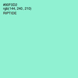 #90F0D2 - Riptide Color Image
