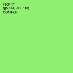 #90F171 - Conifer Color Image