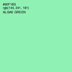 #90F1B5 - Algae Green Color Image
