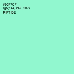 #90F7CF - Riptide Color Image