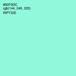 #90F9DC - Riptide Color Image