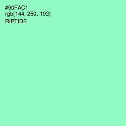 #90FAC1 - Riptide Color Image