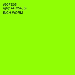 #90FE05 - Inch Worm Color Image