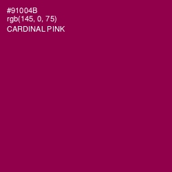 #91004B - Cardinal Pink Color Image