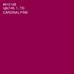 #91014B - Cardinal Pink Color Image
