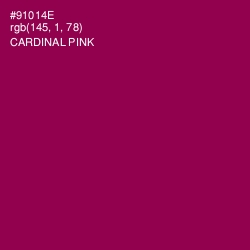 #91014E - Cardinal Pink Color Image