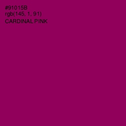 #91015B - Cardinal Pink Color Image