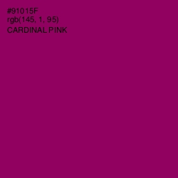 #91015F - Cardinal Pink Color Image