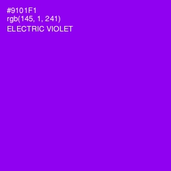 #9101F1 - Electric Violet Color Image