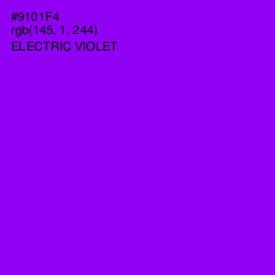 #9101F4 - Electric Violet Color Image