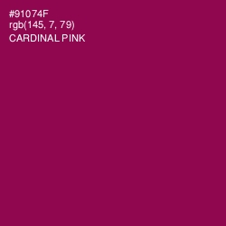 #91074F - Cardinal Pink Color Image