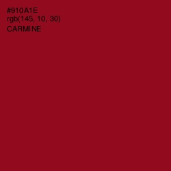 #910A1E - Carmine Color Image