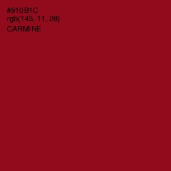 #910B1C - Carmine Color Image