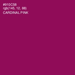 #910C58 - Cardinal Pink Color Image