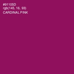 #91105D - Cardinal Pink Color Image