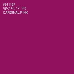 #91115F - Cardinal Pink Color Image