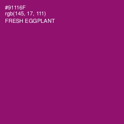 #91116F - Fresh Eggplant Color Image