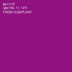 #91117F - Fresh Eggplant Color Image