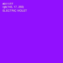 #9111FF - Electric Violet Color Image