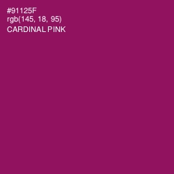 #91125F - Cardinal Pink Color Image