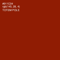 #911C04 - Totem Pole Color Image