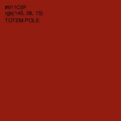 #911C0F - Totem Pole Color Image