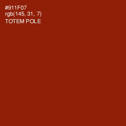 #911F07 - Totem Pole Color Image