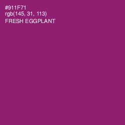 #911F71 - Fresh Eggplant Color Image