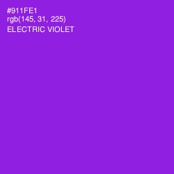 #911FE1 - Electric Violet Color Image