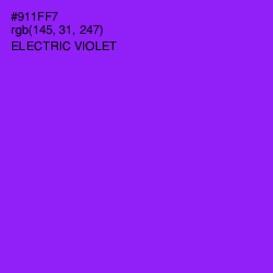 #911FF7 - Electric Violet Color Image