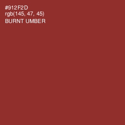 #912F2D - Burnt Umber Color Image