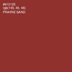 #91312E - Prairie Sand Color Image